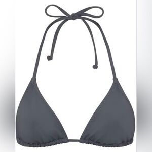 SKIMS Charcoal Bikini Top